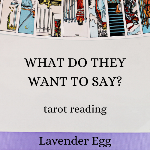 What Do They Want To Say? Tarot Reading